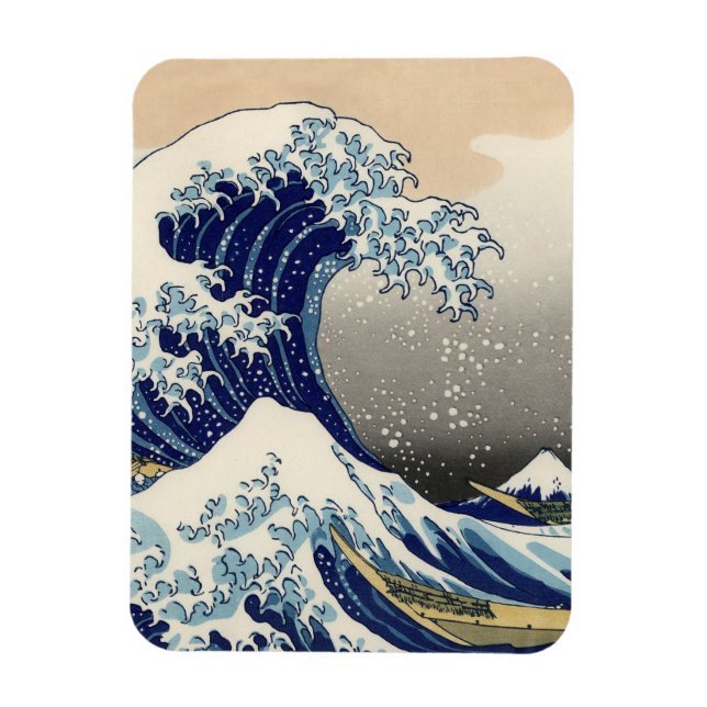 Íman Excelente Wave Kanagawa - Pintura Japonesa (Vertical)