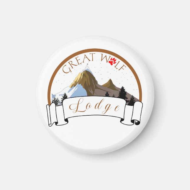 ÍMAN EXCELENTE WOLF LODGE (Frente)