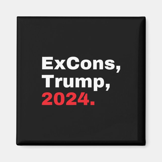 Íman Excons Trump 2024 Trump Vance  (Frente)