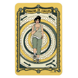 Íman Executando em Circles_C_4x6 Refrigerador