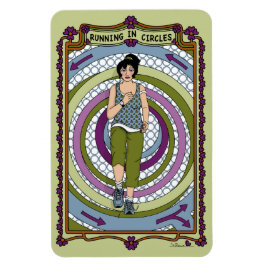 Íman Executando no frigorífico Círculos_A_4x6