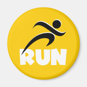 Íman Executar branco