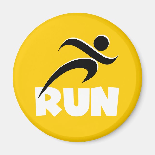 Íman Executar branco (Frente)