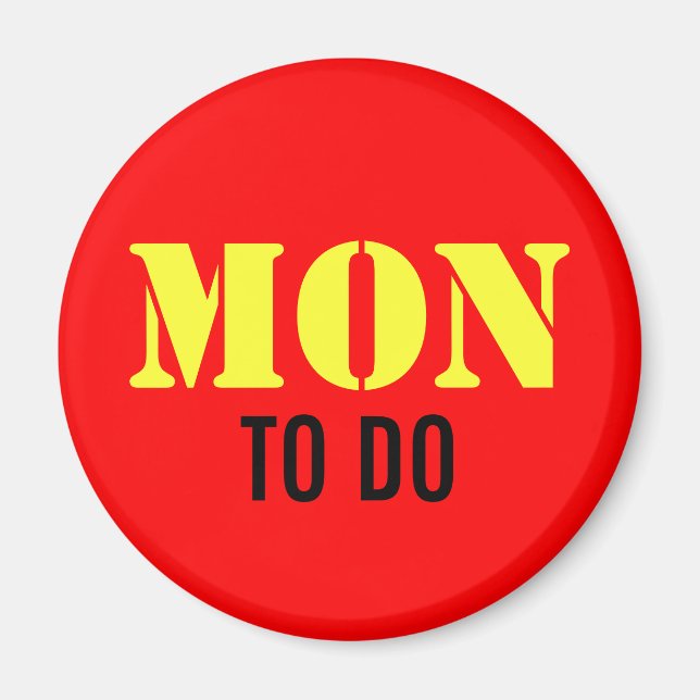 Íman EXEMPLO: SOMENTE COR / fogo vermelho + seu texto (Frente)