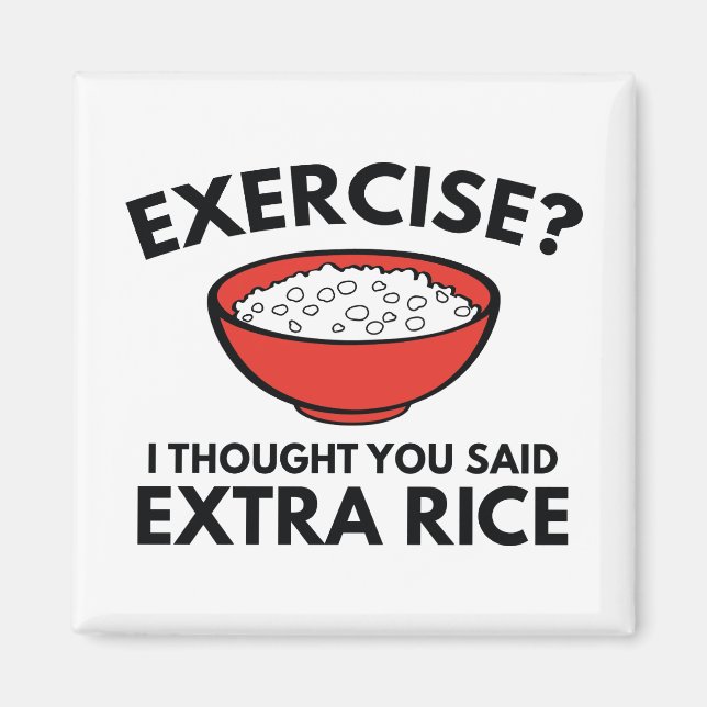 Íman Exercício? Arroz Extra (Frente)