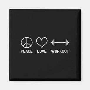 Íman Exercício de Paz Amor Feminino Frase Motivacional