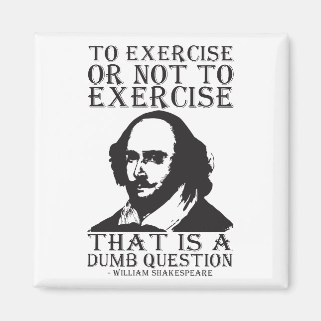 Íman Exercitar Ou Não Exercitar? - Shakespeare (Frente)