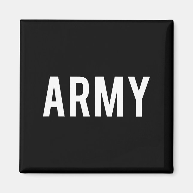 Íman Exército - Camiseta engraçada de presente para vet (Frente)