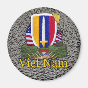 Íman Exército USARV Vietnã veteranos de remendos de g