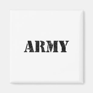 Íman Exército Vintage dos EUA I Exército Militar Verde
