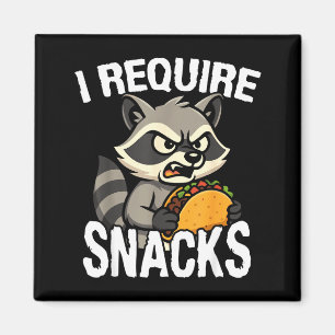 Íman Exijo lanches meme de camiseta de animal fofo guax