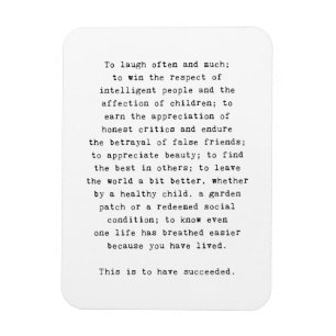 Íman Êxito na imã de geladeira de citação inspirado