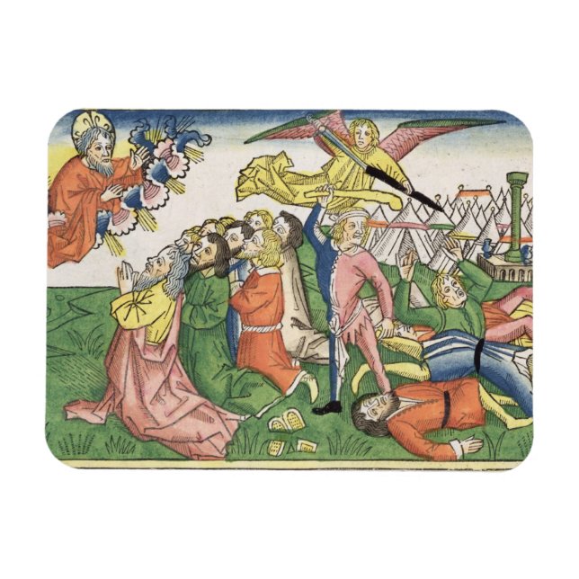 Íman Êxodo 32 15-23 Moisés a partir as pastilhas de ped (Horizontal)