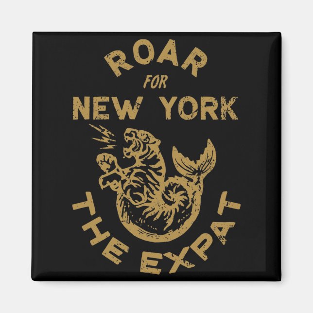 Íman Expat Roar For New York  (Frente)