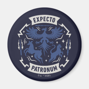 Íman Expecto Patronum Silhueta Gráfica Vintage