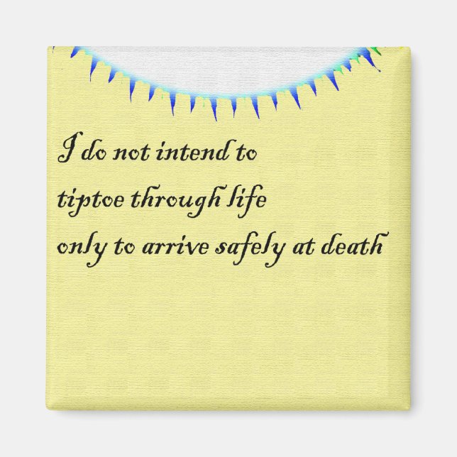 Íman Experimente a vida (Frente)