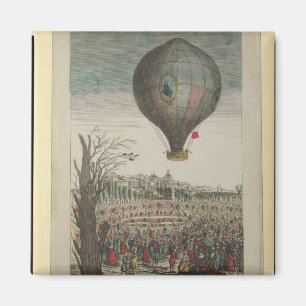 Íman Experimento com balão de ar quente