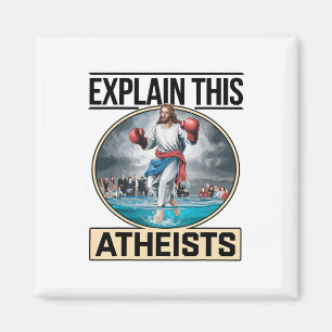Íman Explique aos ateus que Jesus está boxando luvas me
