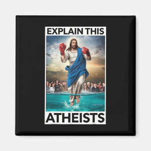 Íman Explique aos ateus que Jesus está boxando luvas me