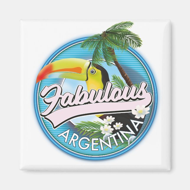 Íman explorar logotipo fabuloso da Argentina (Frente)