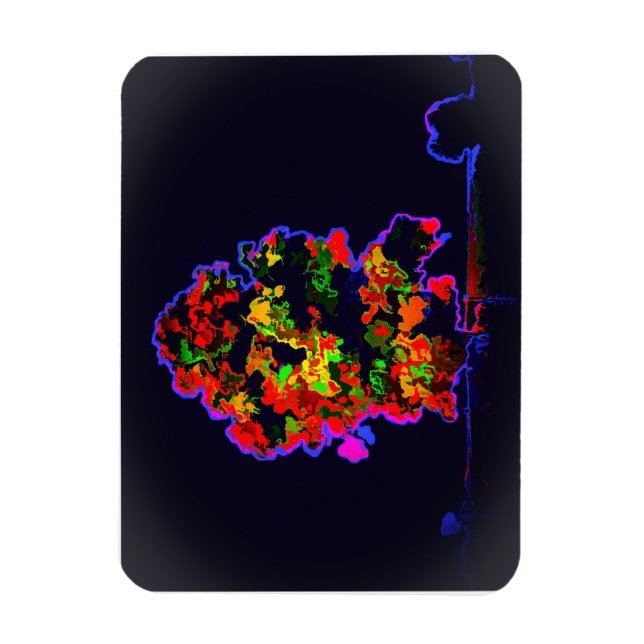 Íman Explosão de árvore neon (Vertical)