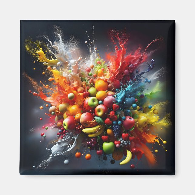 Íman explosão de fruta (Frente)