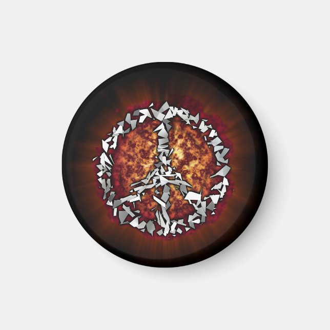 Íman Explosão do Sinal de Paz (Frente)