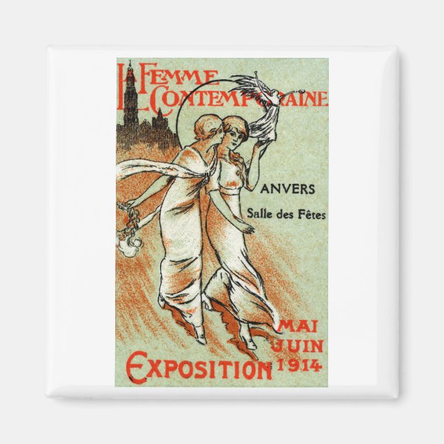 Íman Expo de 1914 para a Mulher Moderna (Frente)