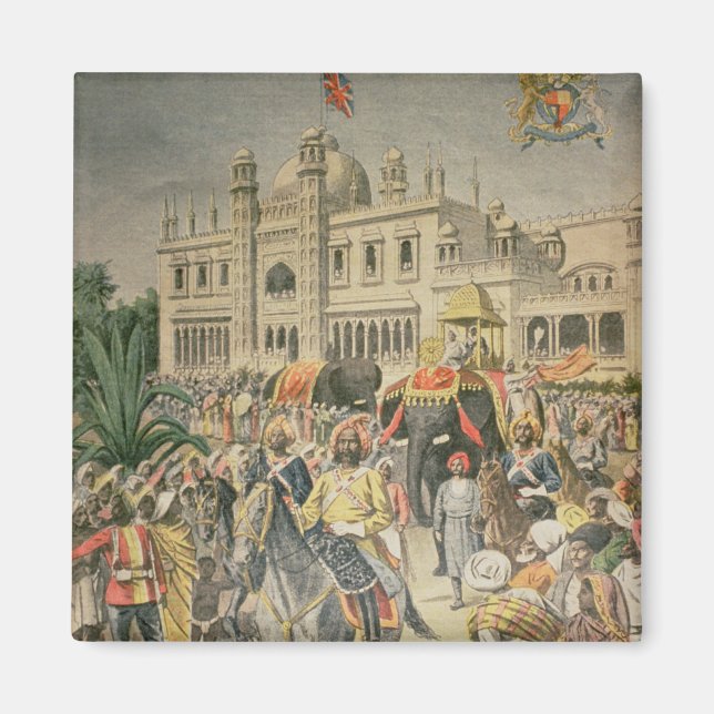 Íman Exposição de 1900: Pavilhão Anglo-Indiano (Frente)