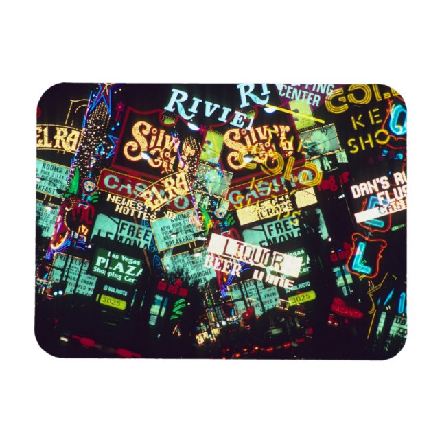 Íman Exposição dupla, sinais de casino, Las Vegas, (Horizontal)