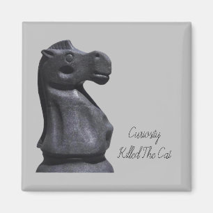 Íman Expressão de ímã "Curiosidade matou o gato"