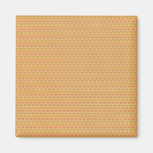 Íman Expresse seu estilo com laranja e amarelo vibrante (Frente)