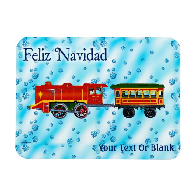 Íman Expresso de Natal - Feliz Navidad (Horizontal)