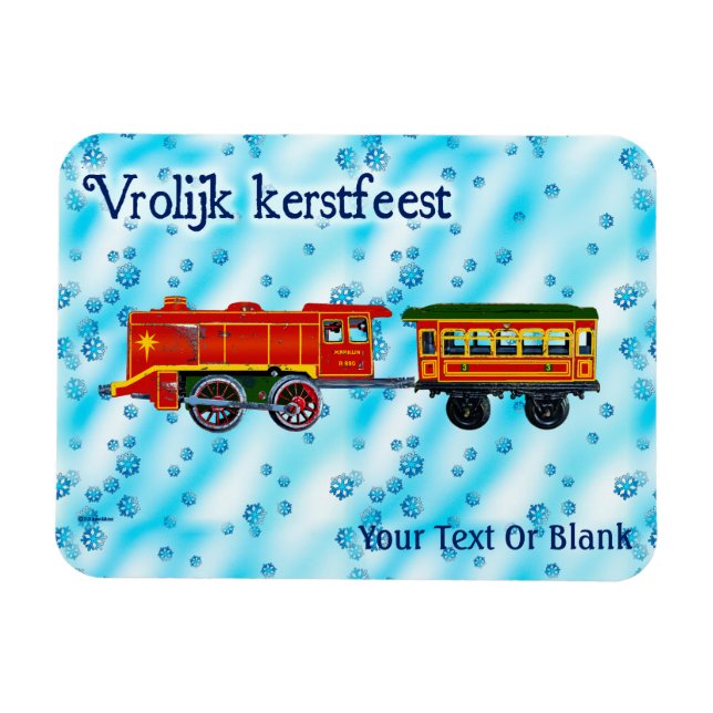 Íman Expresso de Natal - Kerstfeest de Vrolijk (Horizontal)