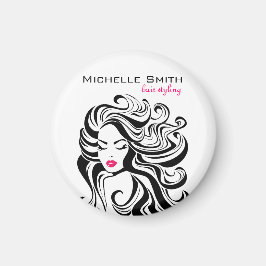 Íman Extensões de Cabelo de Estilo de Cabelo Branco Bra