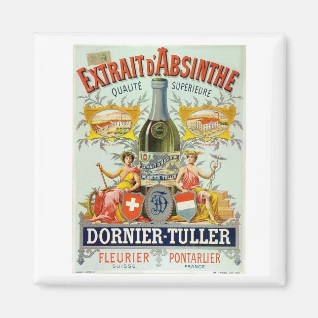 Íman Extrait d'Absinthe Poster Fine Art (Frente)