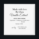 Íman Extrato de baunilha casado adicionar ingredientes<br><div class="desc">Design</div>