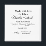 Íman Extrato de baunilha casado adicionar ingredientes<br><div class="desc">Design</div>