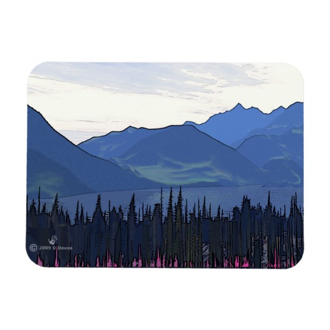 Íman Extremo Verão do Norte (Horizontal)