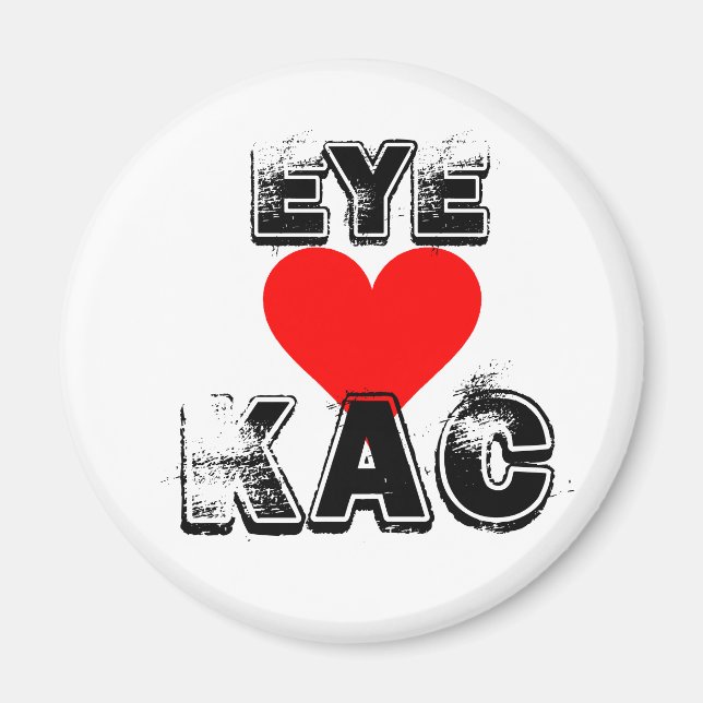 Íman EYE Luv KaC Magnet (Frente)