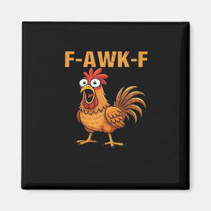 Íman F-Awk-F Galinha F-Caw-F Galo Humor Meme Engraçado