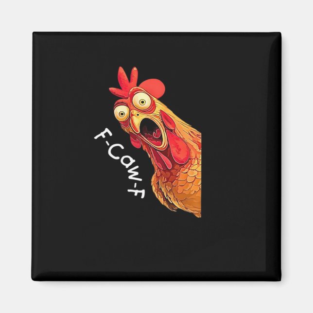 Íman F-Caw-F-Chicken Classic Vintage Graphic (Frente)