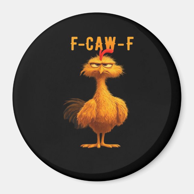 Íman F-Caw-F Frango Arte Essencial Moderna (Frente)