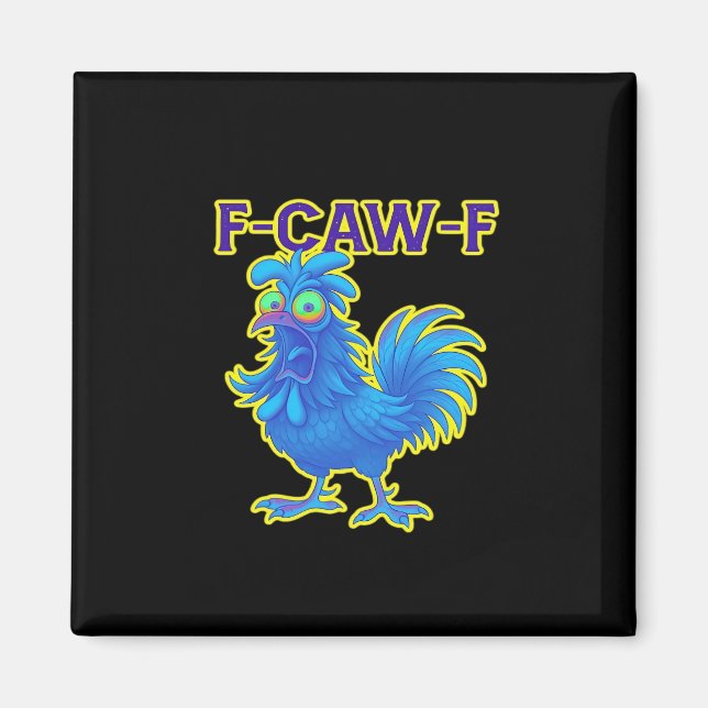 Íman F-Caw-F Frango Clássico Criativo Casual (Frente)