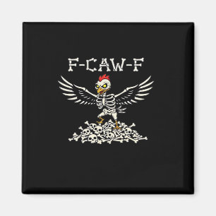 Íman F Caw F Galinha Engraçada de Halloween Estilo Lega