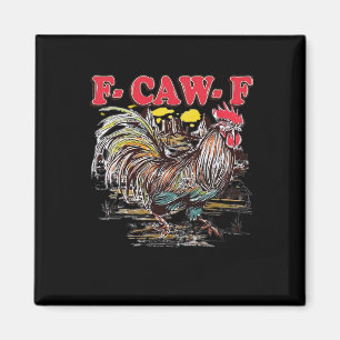 Íman F-Caw-F Hei Hei Moana Galo Clássico Gráfico Divert
