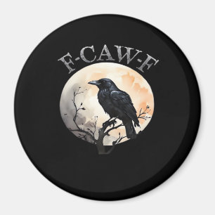 Íman F Caw F Pássaro Lunar Estilo Minimalista Limpo