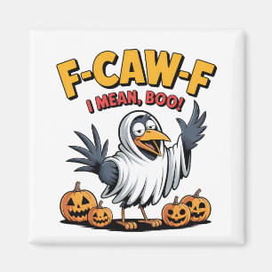 Íman F-Caw-F Quero Dizer Boo Engraçada Maldita Caveira