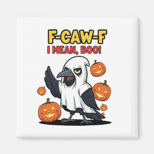 Íman F-Caw-F Quero Dizer Boo Engraçada Maldita Caveira 