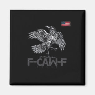 Íman F-Caw-F Vaca Pássaro Engraçado Bandeira Vintage EU